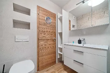 Spacious Beachfront Villa with Pool in Murter