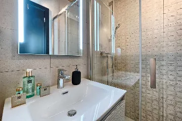 Spacious Beachfront Villa with Pool in Murter