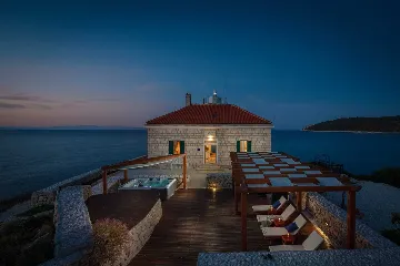 Island Retreat Villa with Lighthouse, Vis