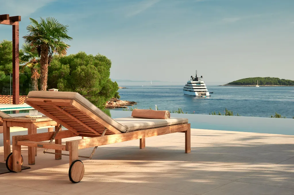 Seafront Villa Retreat with Pool in Hvar