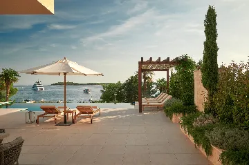 Seafront Villa Retreat with Pool in Hvar