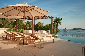 Seafront Villa Retreat with Pool in Hvar