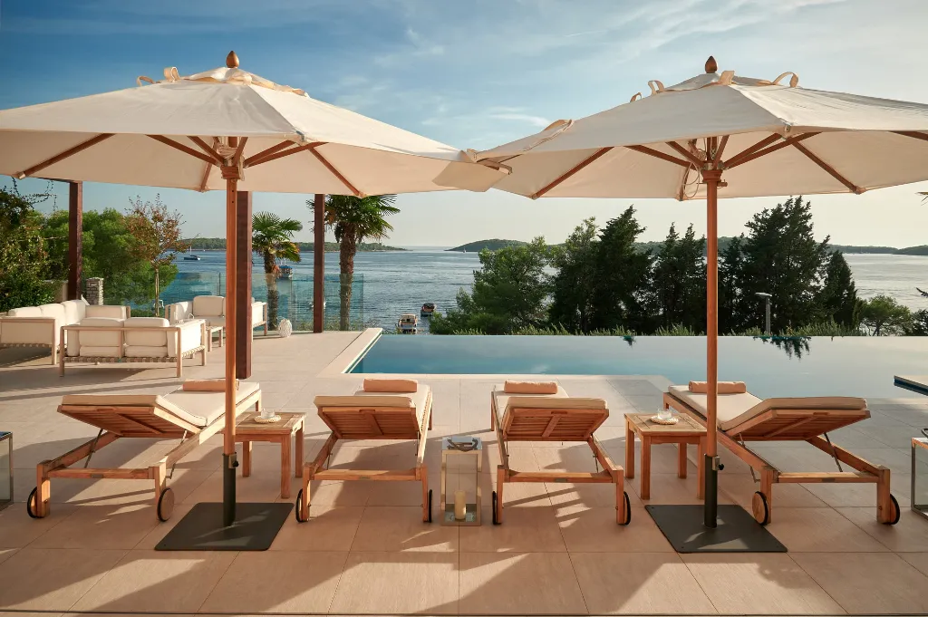 Seafront Villa Retreat with Pool in Hvar