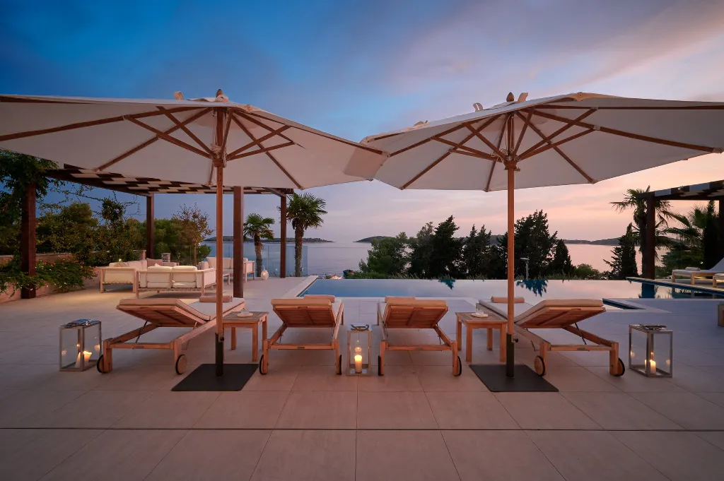Seafront Villa Retreat with Pool in Hvar