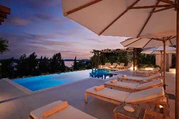 Seafront Villa Retreat with Pool in Hvar