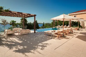 Seafront Villa Retreat with Pool in Hvar