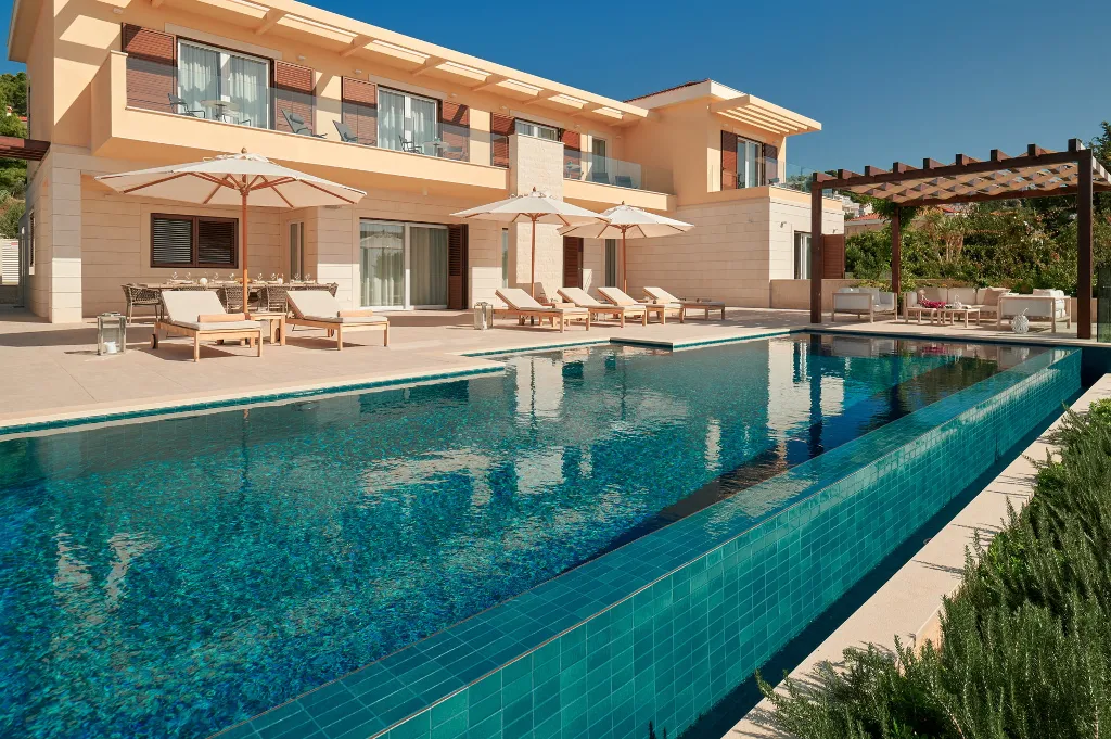 Seafront Villa Retreat with Pool in Hvar