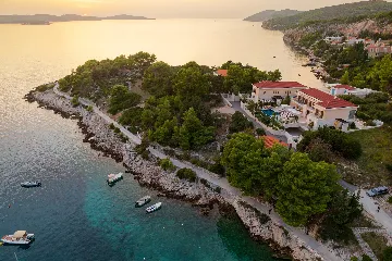 Seafront Villa Retreat with Pool in Hvar