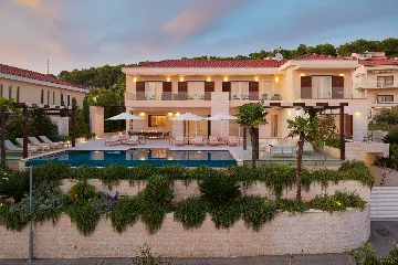 Seafront Villa Retreat with Pool in Hvar