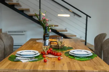 Modern Villa with Heated Pool in Podstrana