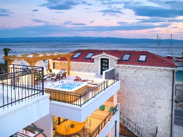 Coastal Stone Villa with Infinity Pool, Split