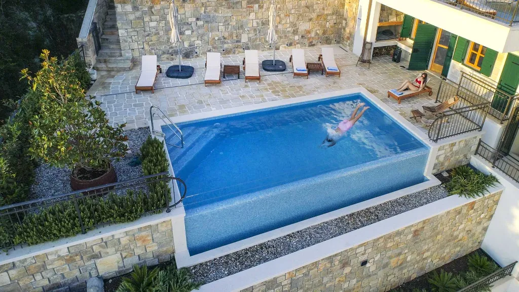 Coastal Stone Villa with Infinity Pool, Split