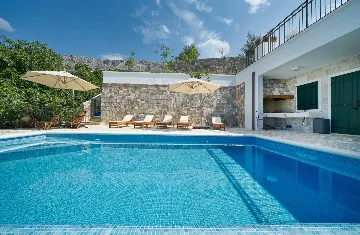 Coastal Stone Villa with Infinity Pool, Split