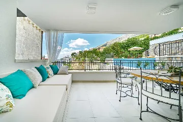 Coastal Stone Villa with Infinity Pool, Split