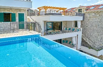 Coastal Stone Villa with Infinity Pool, Split
