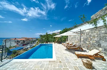 Coastal Stone Villa with Infinity Pool, Split