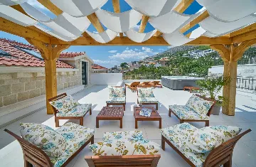 Coastal Stone Villa with Infinity Pool, Split