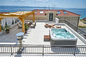 Coastal Stone Villa with Infinity Pool, Split