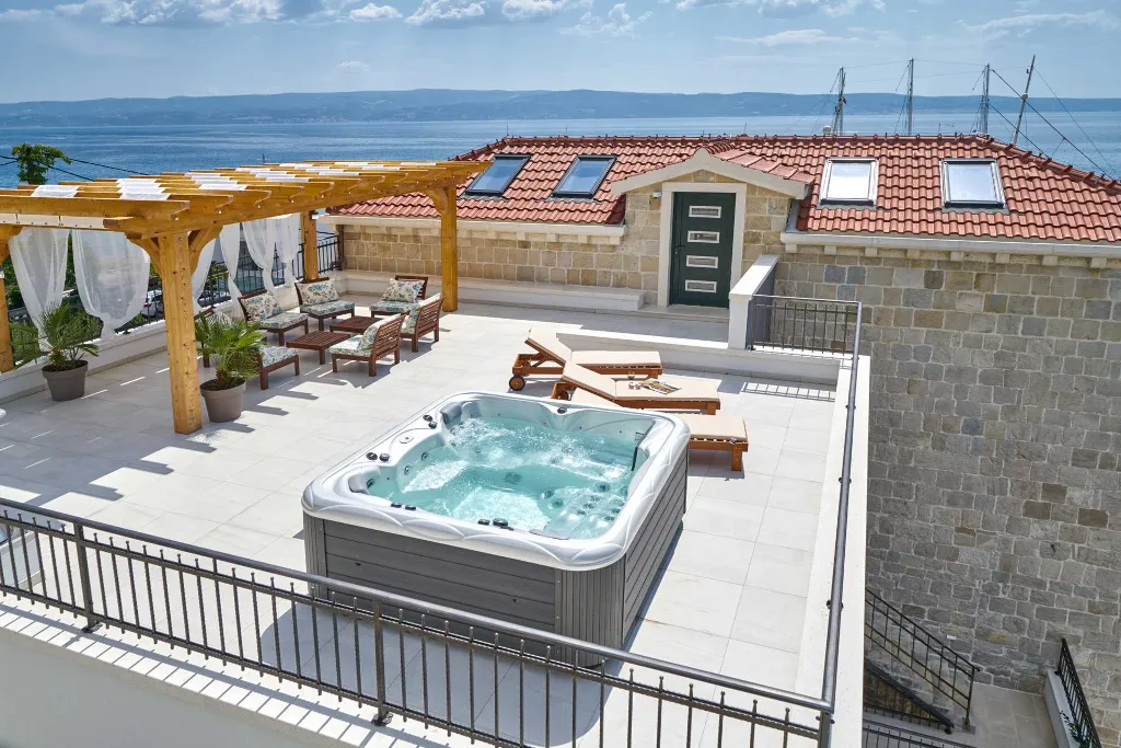 Coastal Stone Villa with Infinity Pool, Split