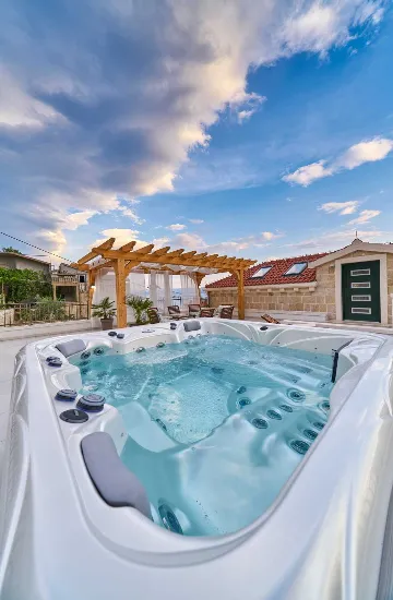 Coastal Stone Villa with Infinity Pool, Split
