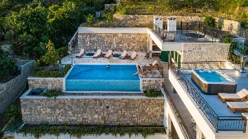 Coastal Stone Villa with Infinity Pool, Split