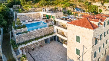 Coastal Stone Villa with Infinity Pool, Split