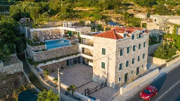 Coastal Stone Villa with Infinity Pool, Split