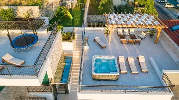 Coastal Stone Villa with Infinity Pool, Split