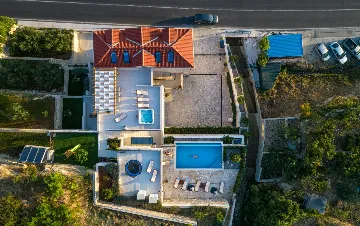 Coastal Stone Villa with Infinity Pool, Split
