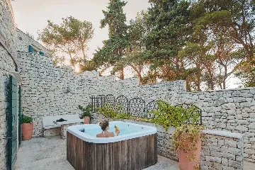 Spacious Seaside Villa with Heated Pool in Supetar