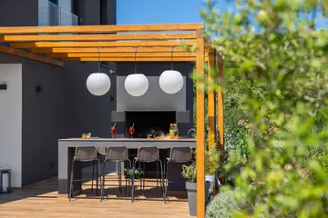 Modern Villa with Pool and Rooftop in Kanica