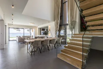 Seafront Family Villa with Pool in Kaštel Kambelovac