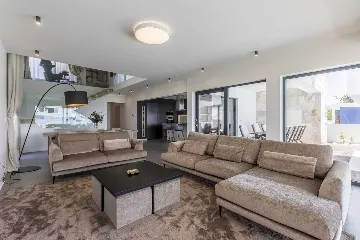 Seafront Family Villa with Pool in Kaštel Kambelovac