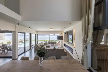 Seafront Family Villa with Pool in Kaštel Kambelovac