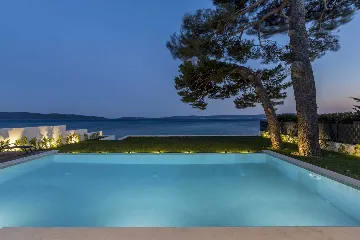 Seafront Family Villa with Pool in Kaštel Kambelovac
