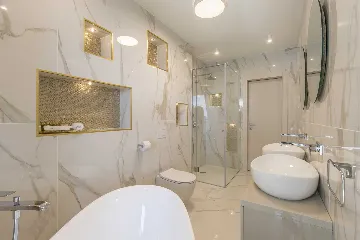 Seafront Family Villa with Pool in Kaštel Kambelovac