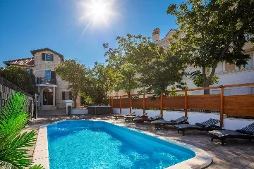 Seaside Family Villa with Pool in Trogir