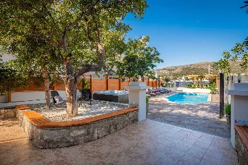 Seaside Family Villa with Pool in Trogir