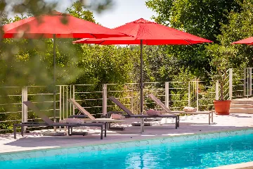 Modern Villa with Heated Pool in Režanci