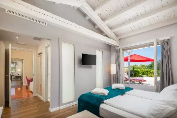 Modern Villa with Heated Pool in Režanci