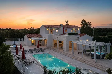 Modern Villa with Heated Pool in Režanci