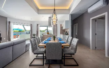 Family Villa with Heated Pool in Krnica