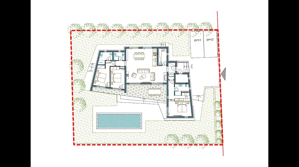 Contemporary Family Villa with Pool in Pula