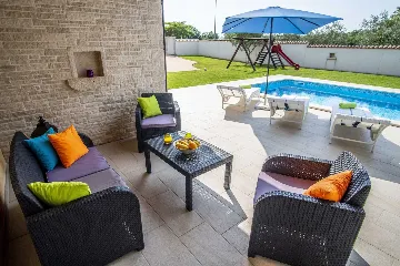Family Villa with Pool in Krnica Countryside