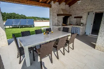 Family Villa with Pool in Krnica Countryside