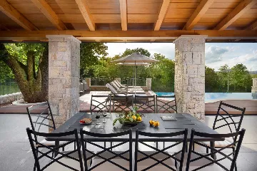 Spacious Villa with Pool and Tennis Court in Labin