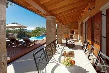 Spacious Villa with Pool and Tennis Court in Labin