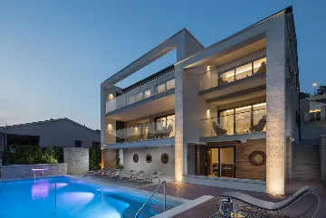 Private Seafront Villa with Pool in Labin