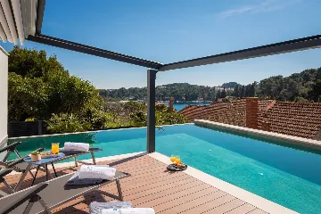 Contemporary Villa Retreat with Pool, Korčula