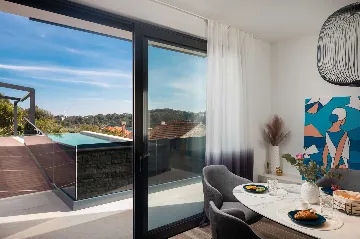 Contemporary Villa Retreat with Pool, Korčula